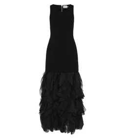 Aje Elations Knit Maxi Dress Black Size AU 8   for rent on The Volte - image 4