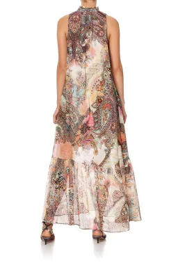 Camilla Carnaby Disco High Neck Keyhole Maxi Dress Print Size XS / AU 8 for rent on The Volte - image 2