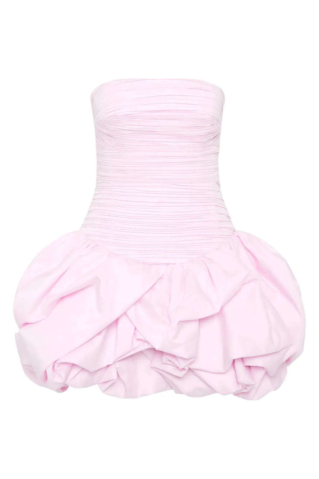 Aje Violette Bubble Hem Mini Dress Pastel Pink Size 10 for rent on The Volte - main image