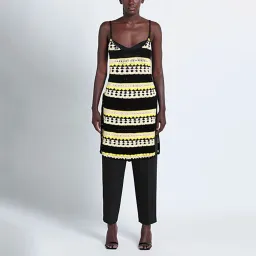 Ganni Striped Crochet Knit Slip Mini Dress Multi Size S / AU 8 for rent on The Volte - image 8