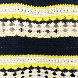 Ganni Striped Crochet Knit Slip Mini Dress Multi Size S / AU 8 for rent on The Volte - image 14