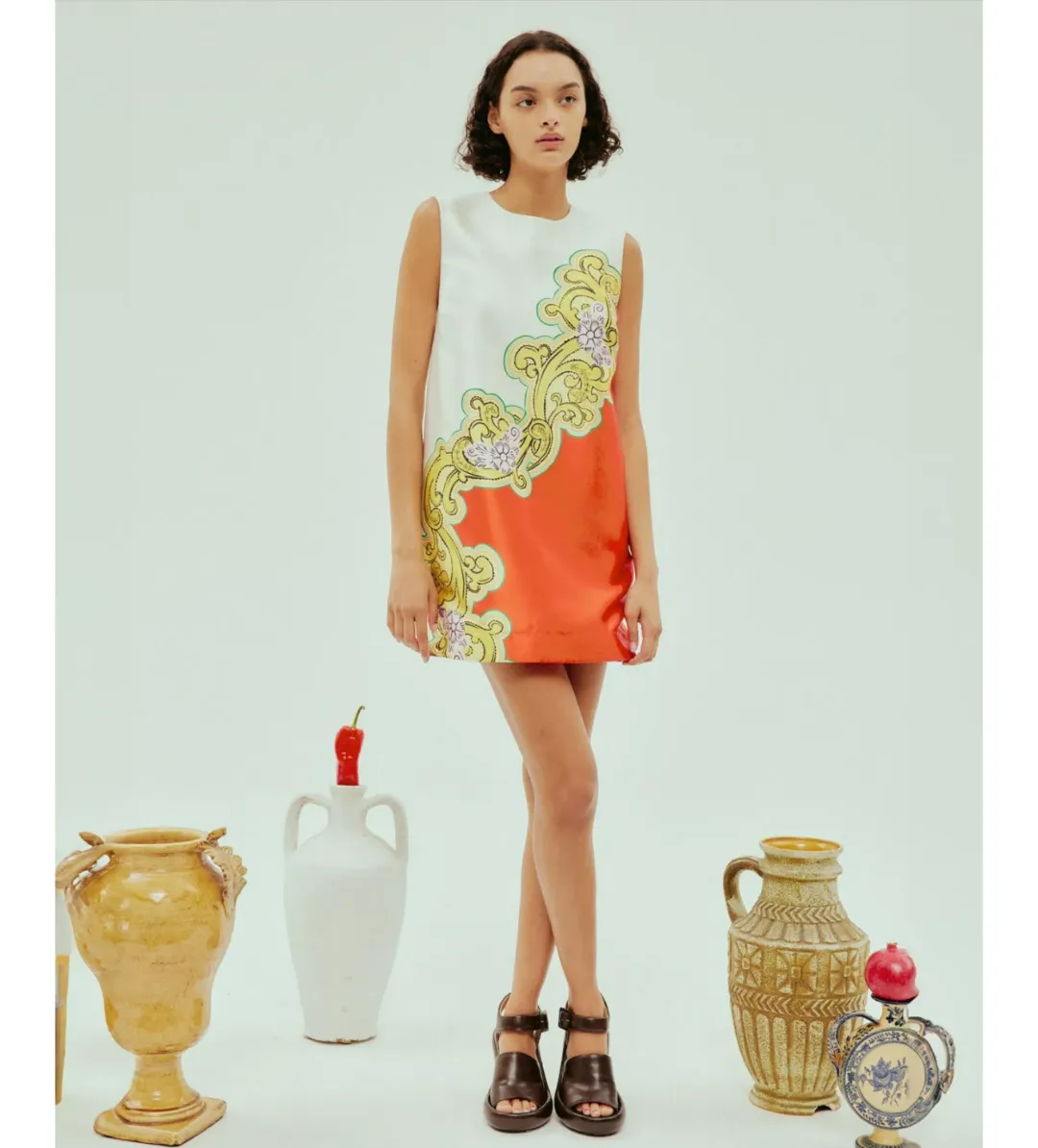 Alemais Sierra Mini Dress Print Size AU 8 for rent on The Volte - main image