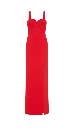 Rebecca Vallance Karina Gown in Red Size 6 for rent on The Volte - image 5