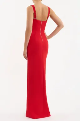Rebecca Vallance Karina Gown in Red Size 6 for rent on The Volte - image 3