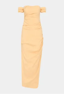 Sir the Label Carmen Draped Gown Light Peach Size 6 for rent on The Volte - image 8
