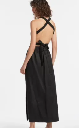 Sir The Label Franc Cross Back Gown Black Size 1 / AU 8 for rent on The Volte - image 2