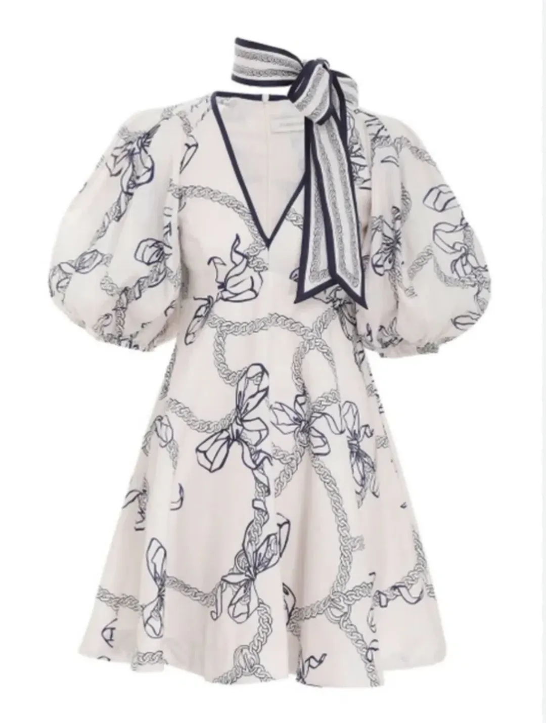 Zimmermann Bows Day Dress Mini Size 2 for rent on The Volte - main image