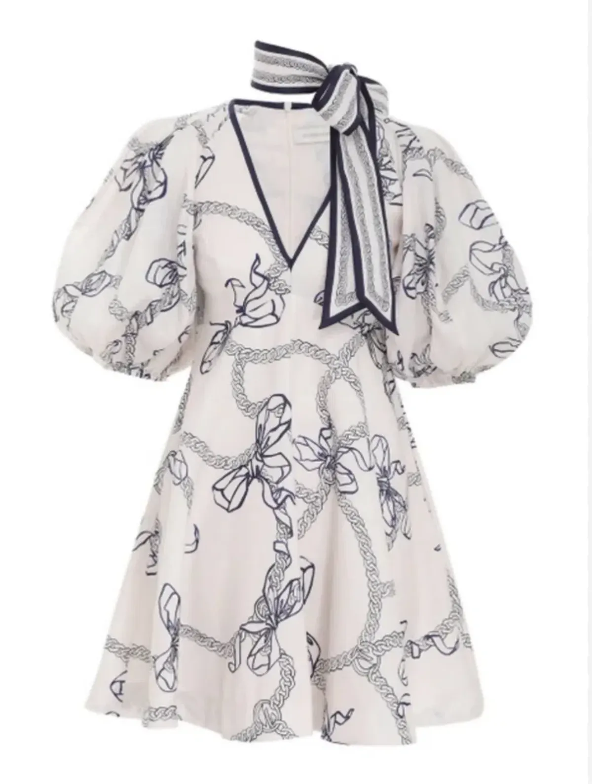 Zimmermann Bows Day Dress Mini Size 2 for rent on The Volte - main image