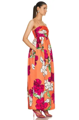 Aje Monument Tulip Maxi Dress Vivid Camellia Size 8 for rent on The Volte - image 4