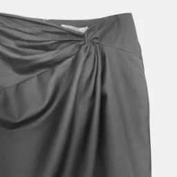 Anna Quan Emelia Ruched Mini Skirt Black Size 12  for rent on The Volte - image 9