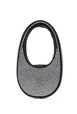 Coperni Crystal Embellished Mini Swipe Bag Black for rent on The Volte - image 2