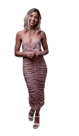 Miaou Renzo Midi Dress Baby Plaid Size M / AU 10 for rent on The Volte - image 7