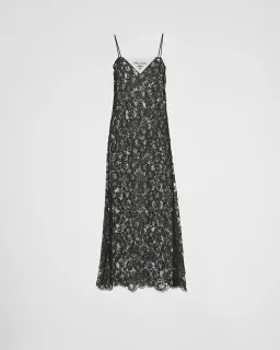 Prada Lace Midi Dress Black Size 36 / AU 4 for rent on The Volte - image 5