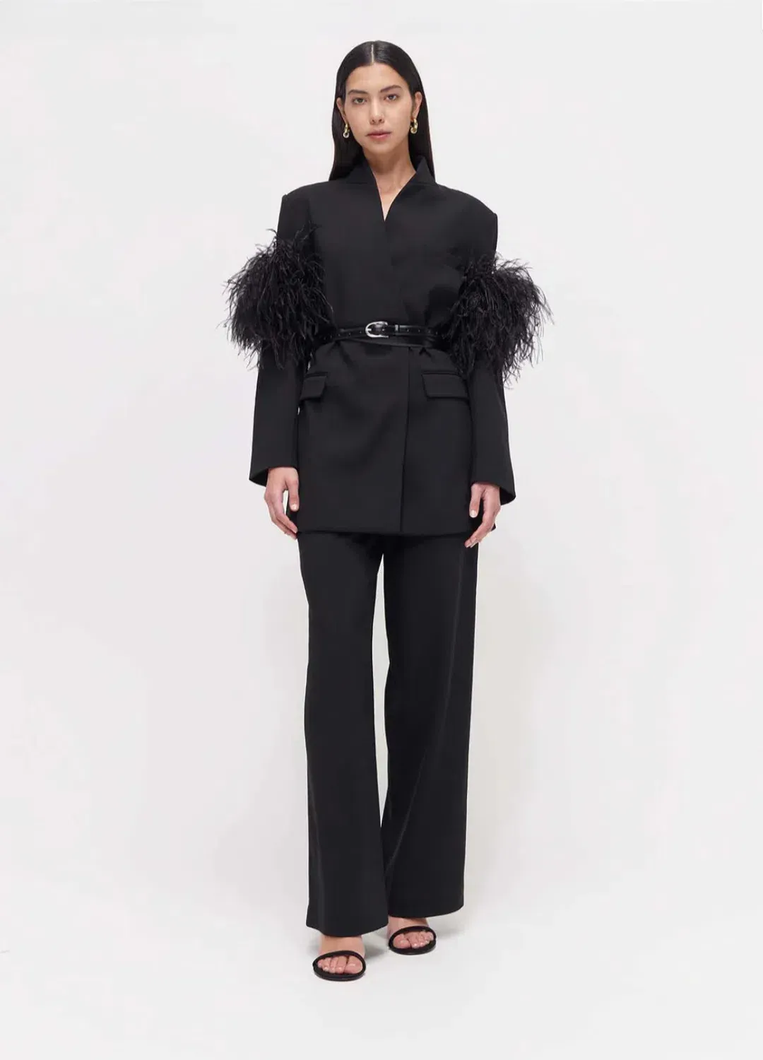 Rachel Gilbert Dani Jacket Mini Dress Black Size XS / AU 6  for rent on The Volte - main image