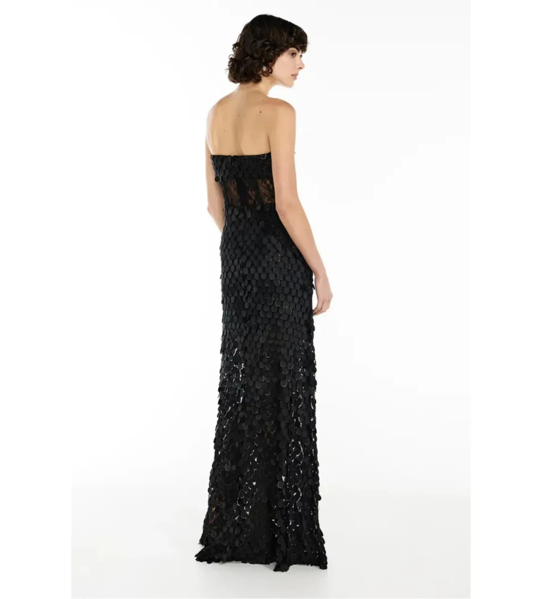 Manning Cartell Supreme Extreme Strapless Gown Black Size AU 6 for rent on The Volte - main image