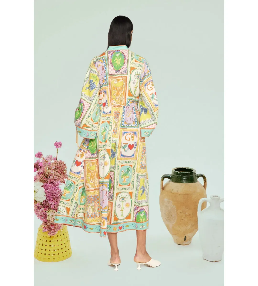 Alémais Holiday Go-to Shirtdress Multi Size AU 14 for rent on The Volte - main image