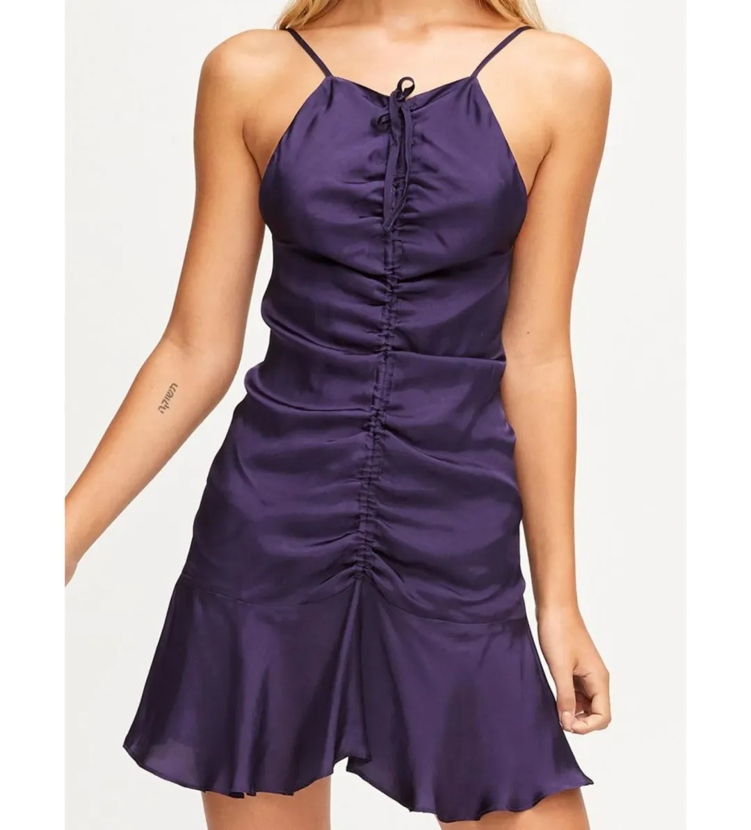 Alice McCall Blue Moon Mini Dress Indigo Size AU 8 for rent on The Volte - main image