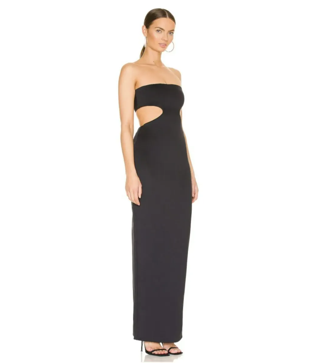 Natalie Rolt Carmen Gown Black Size AU 10 for rent on The Volte - main image