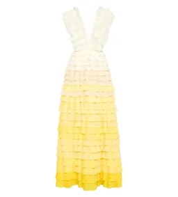 Aje Reflection Ombre Gown in Ivory/Acacia Yellow Size AU 16 for rent on The Volte - image 6