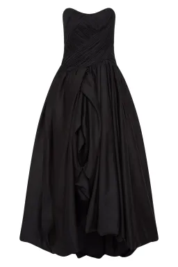 Aje Spatial Maxi Dress Black Size 12  for rent on The Volte - image 3