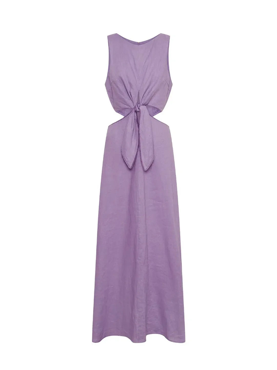 Kivari Ellie Cut Out Maxi Dress Lilac Size 16 for rent on The Volte - main image