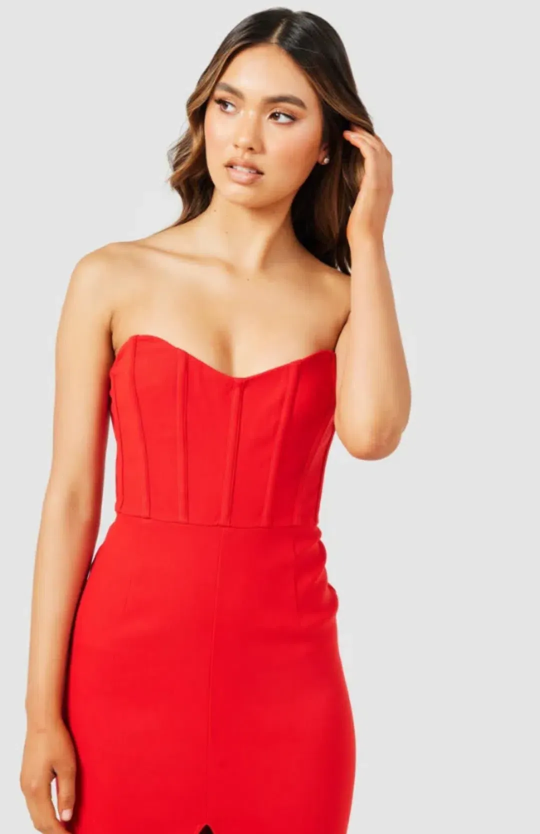 Derma Department Alexandra Gown Red Size 10 for rent on The Volte - main image