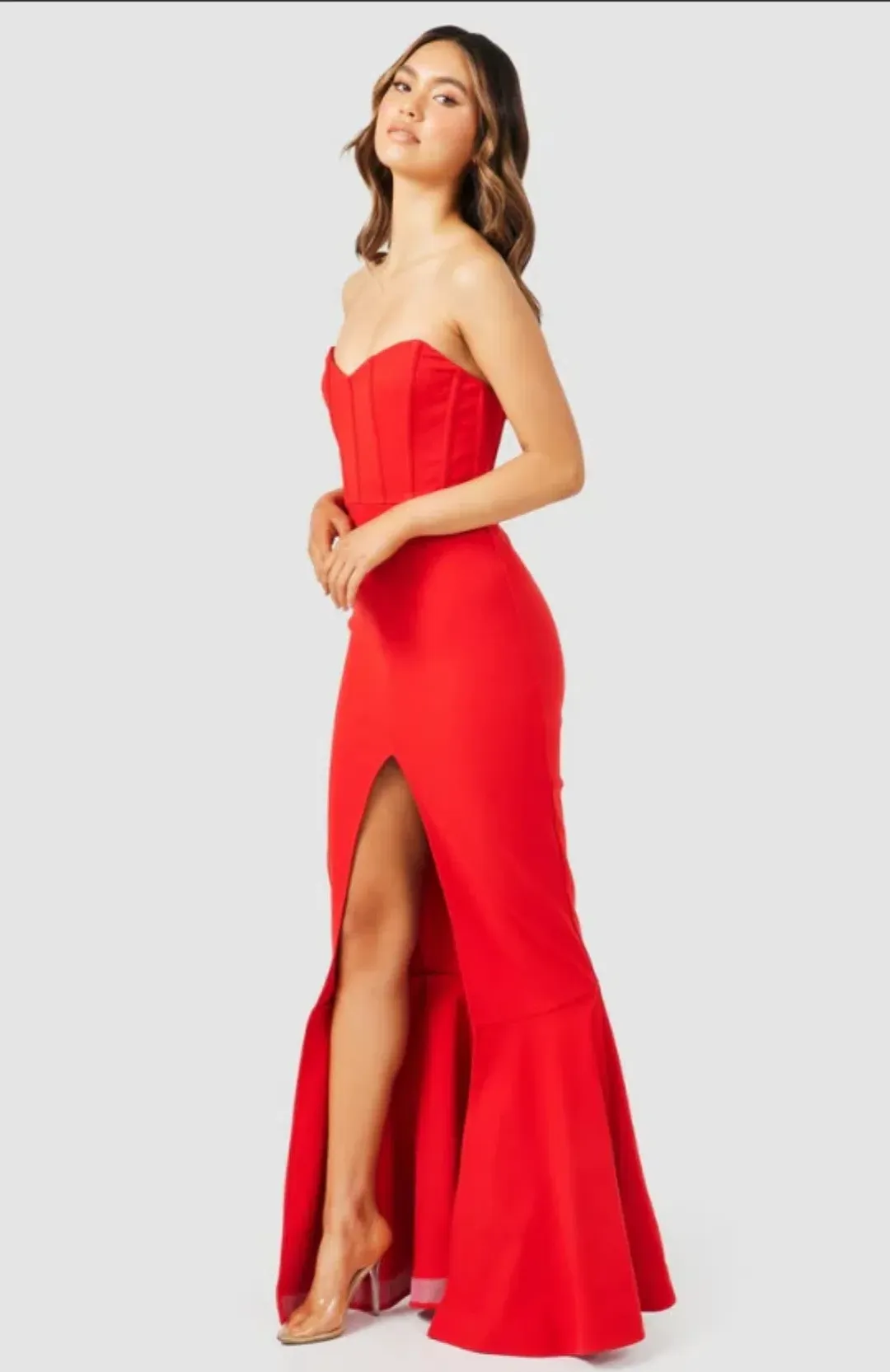Derma Department Alexandra Gown Red Size 10 for rent on The Volte - main image