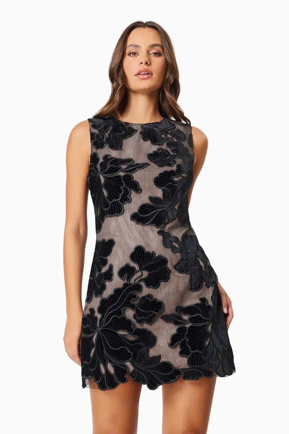 Elliat - Zara Day To Night Mini Dress In Black - Size 14 for rent on The Volte - main image