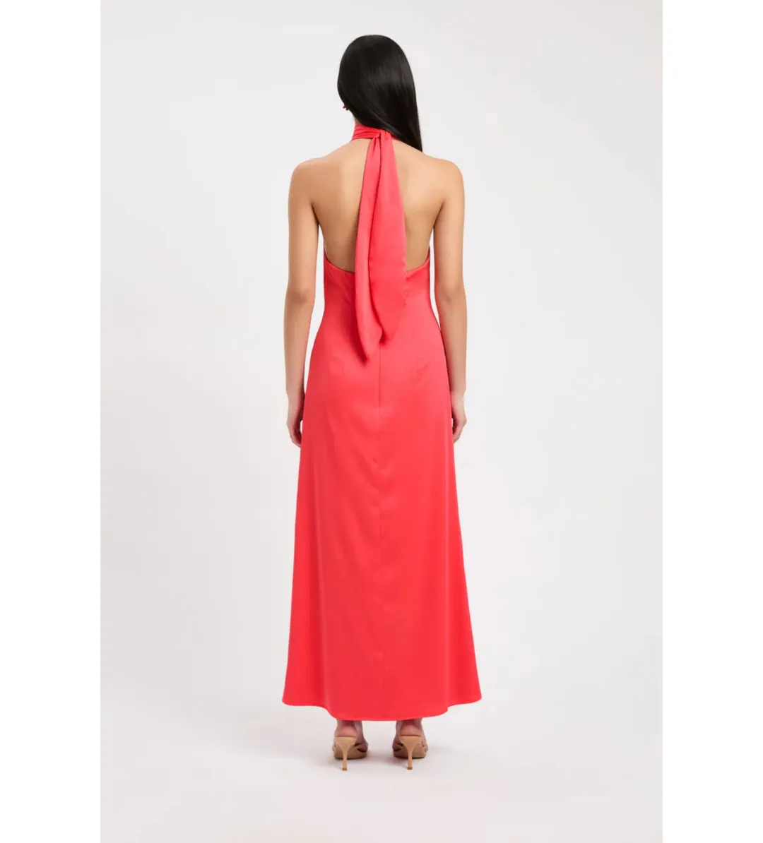 Kookai Milan Maxi Dress Red/Coral Size 38 / AU 10 for rent on The Volte - main image