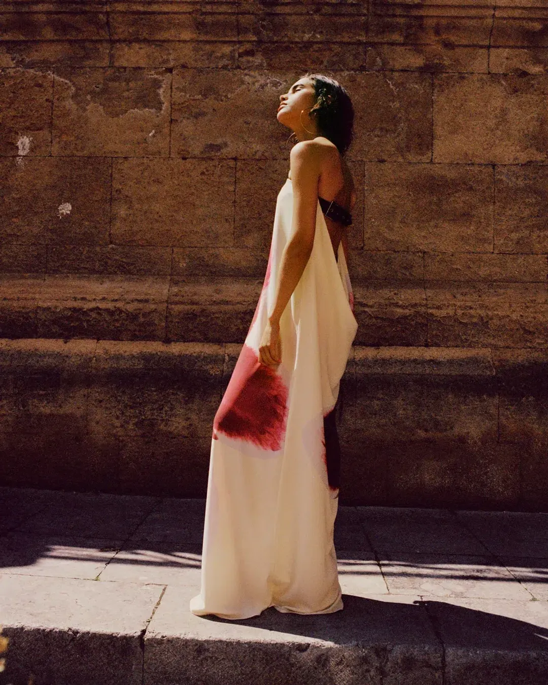 Rat & Boa Antheia Dress Cream Print Size M / AU 10 for rent on The Volte - main image