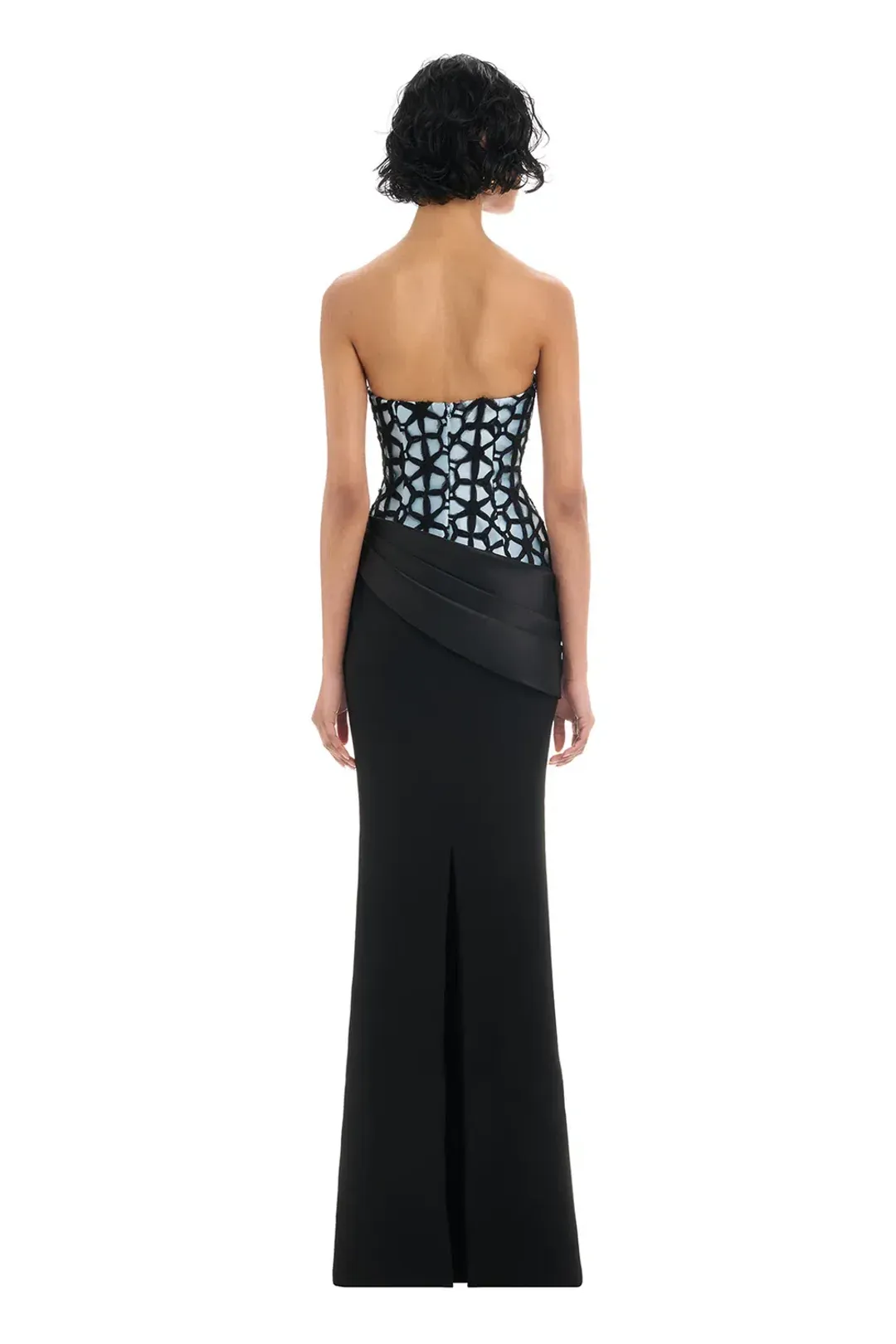 Eliya The Label Sidonia Gown Black/Blue Size M / AU 10 for rent on The Volte - main image