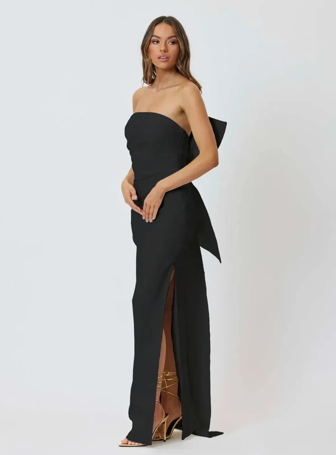 Bianca & Bridgett Kat Dress Black Size 6 for rent on The Volte - main image