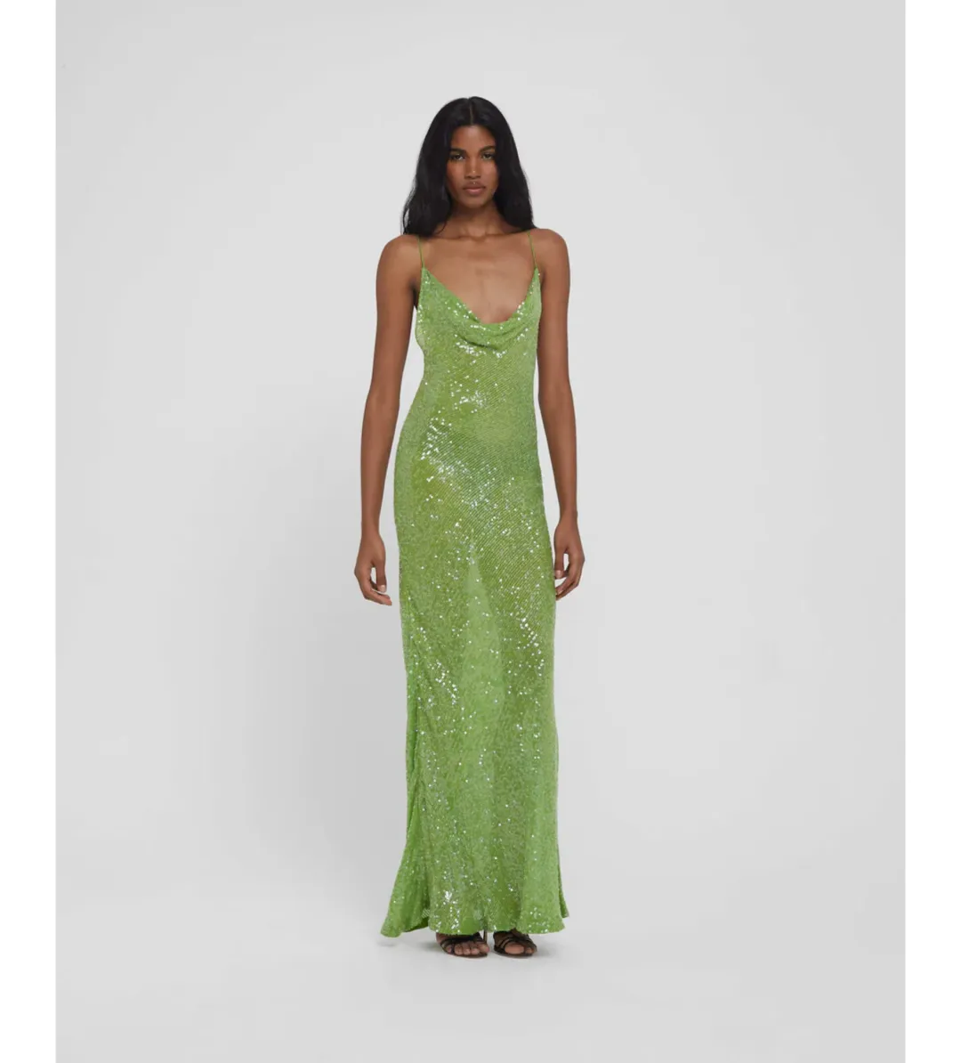 Rat & Boa Gaia Dress Green Size AU 8 for rent on The Volte - main image