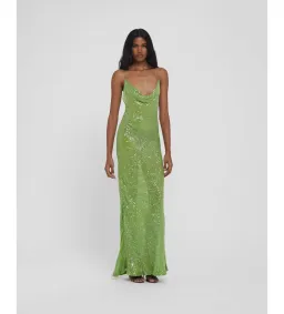 Rat & Boa Gaia Dress Green Size AU 8 for rent on The Volte - image 1