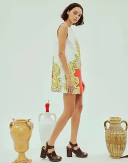 Alemais Sierra Mini Dress Print Size AU 8 for rent on The Volte - image 2