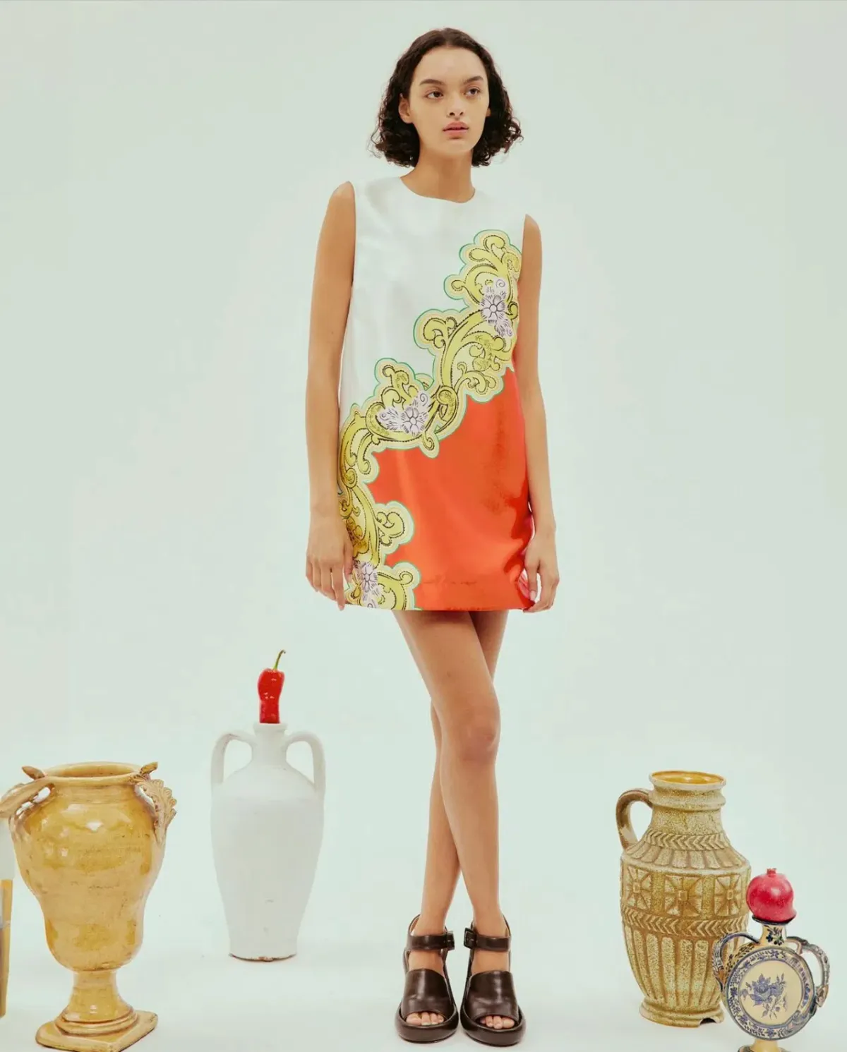 Alemais Sierra Mini Dress Print Size AU 8 for rent on The Volte - main image