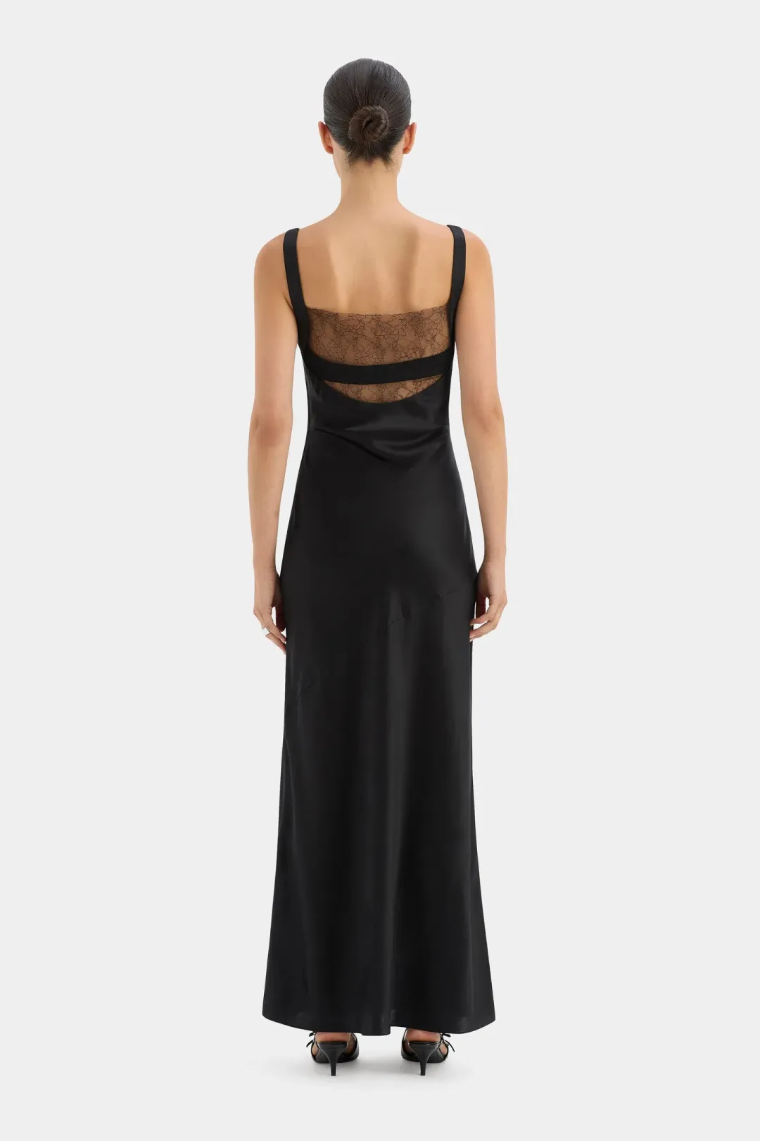 Sir the Label Dunya Lace Gown Black Size 2 / AU 10 for rent on The Volte - main image