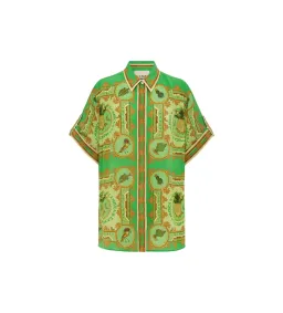 Alémais La Musica Silk Shirt and Pant Green Size AU 16 for rent on The Volte - image 5