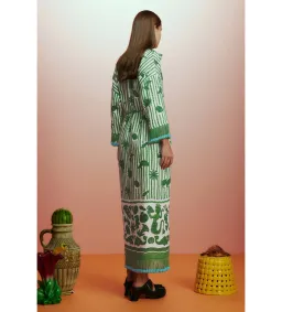 Alémais Lula Midi Dress Green Size AU 16 for rent on The Volte - image 4