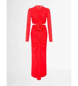 Sheike Signature Maxi Dress Red Size AU 10  for rent on The Volte - image 3
