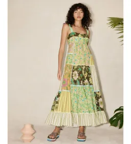 Alemais Winnie Spliced Midi Dress Floral Size AU 12 for rent on The Volte - image 1