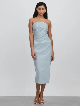 Rachel Gilbert Mira Dress Blue Size 3 / AU 12  for rent on The Volte - image 1