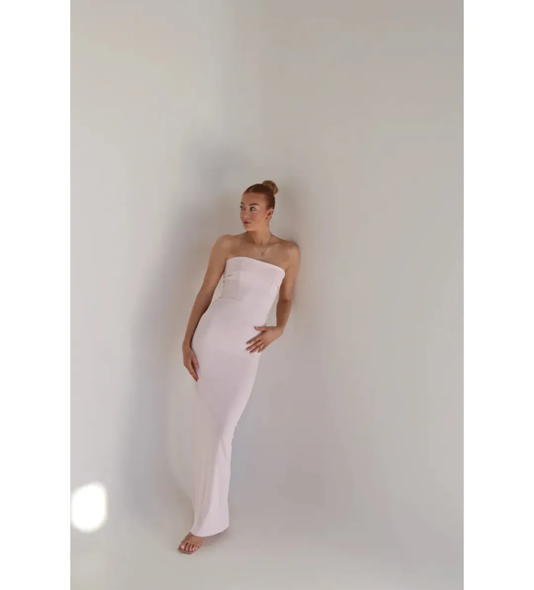 Effie Kats Monroe Gown Ice Pink Size M / AU 10 for rent on The Volte - main image