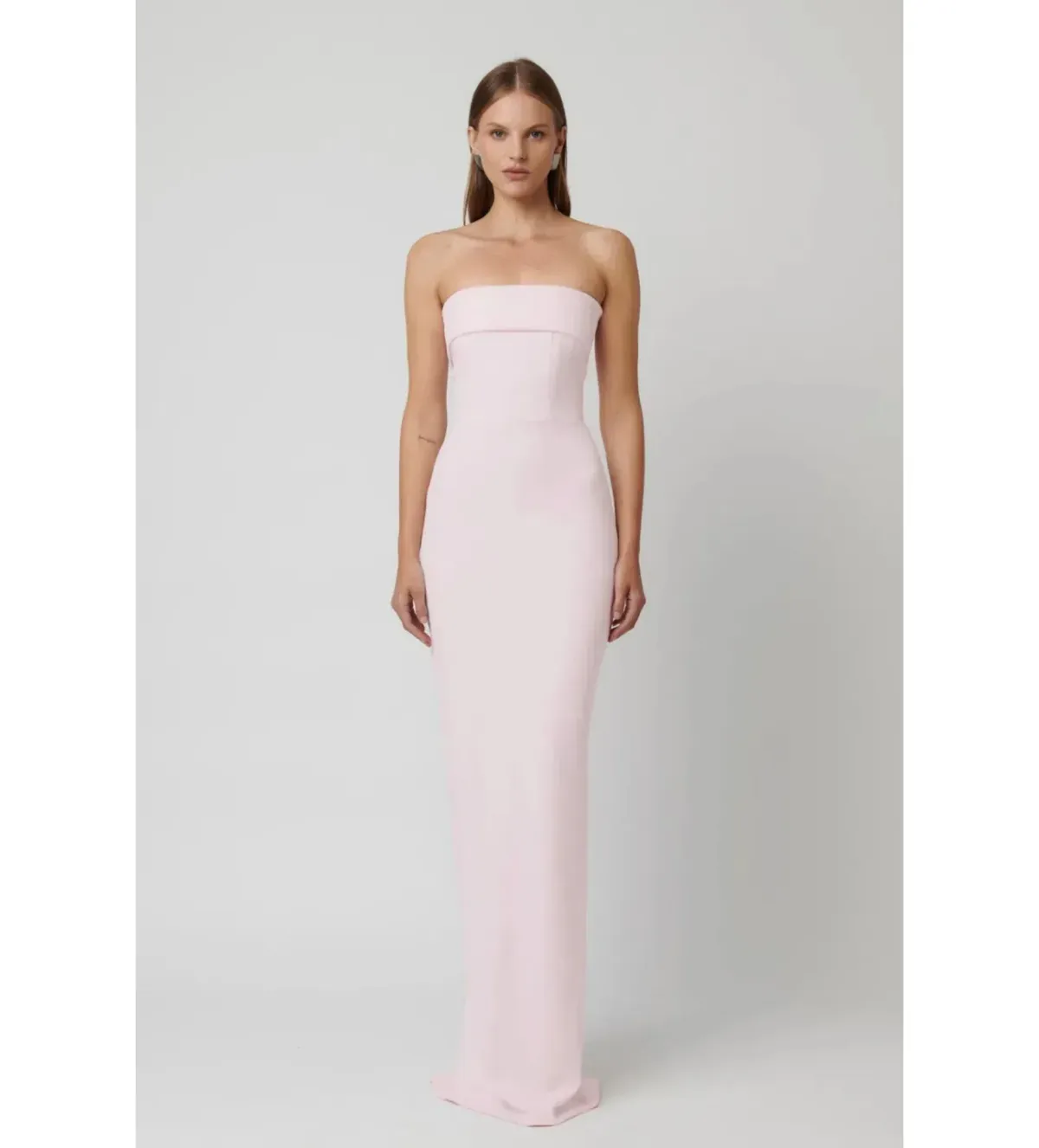 Effie Kats Monroe Gown Ice Pink Size M / AU 10 for rent on The Volte - main image
