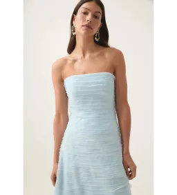 Aje Soundscape Maxi Dress Sea Breeze Size AU 10 for rent on The Volte - image 3