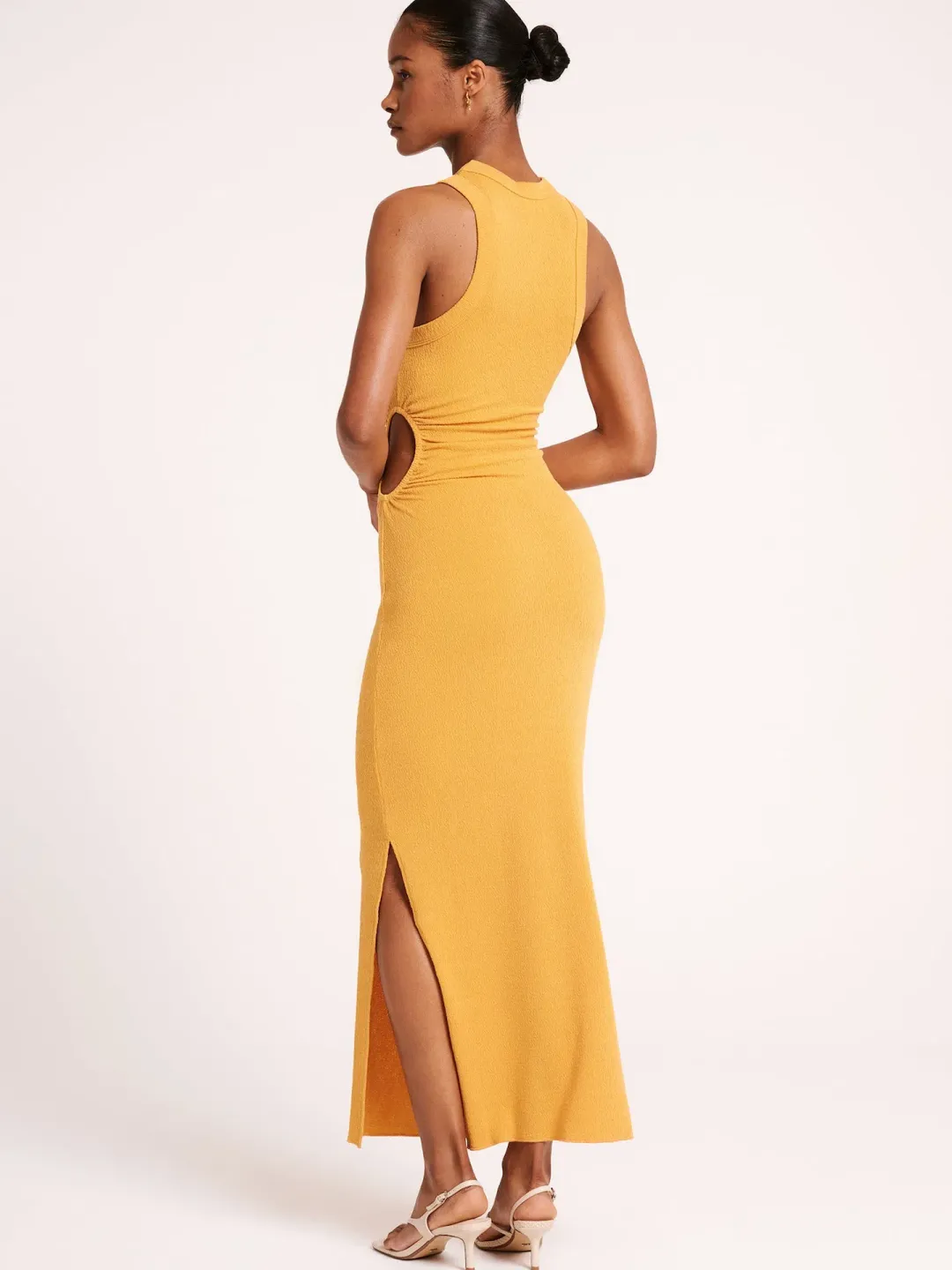 Nude Lucy Cecil Dress Marigold Yellow Size XS / AU 6 for rent on The Volte - main image