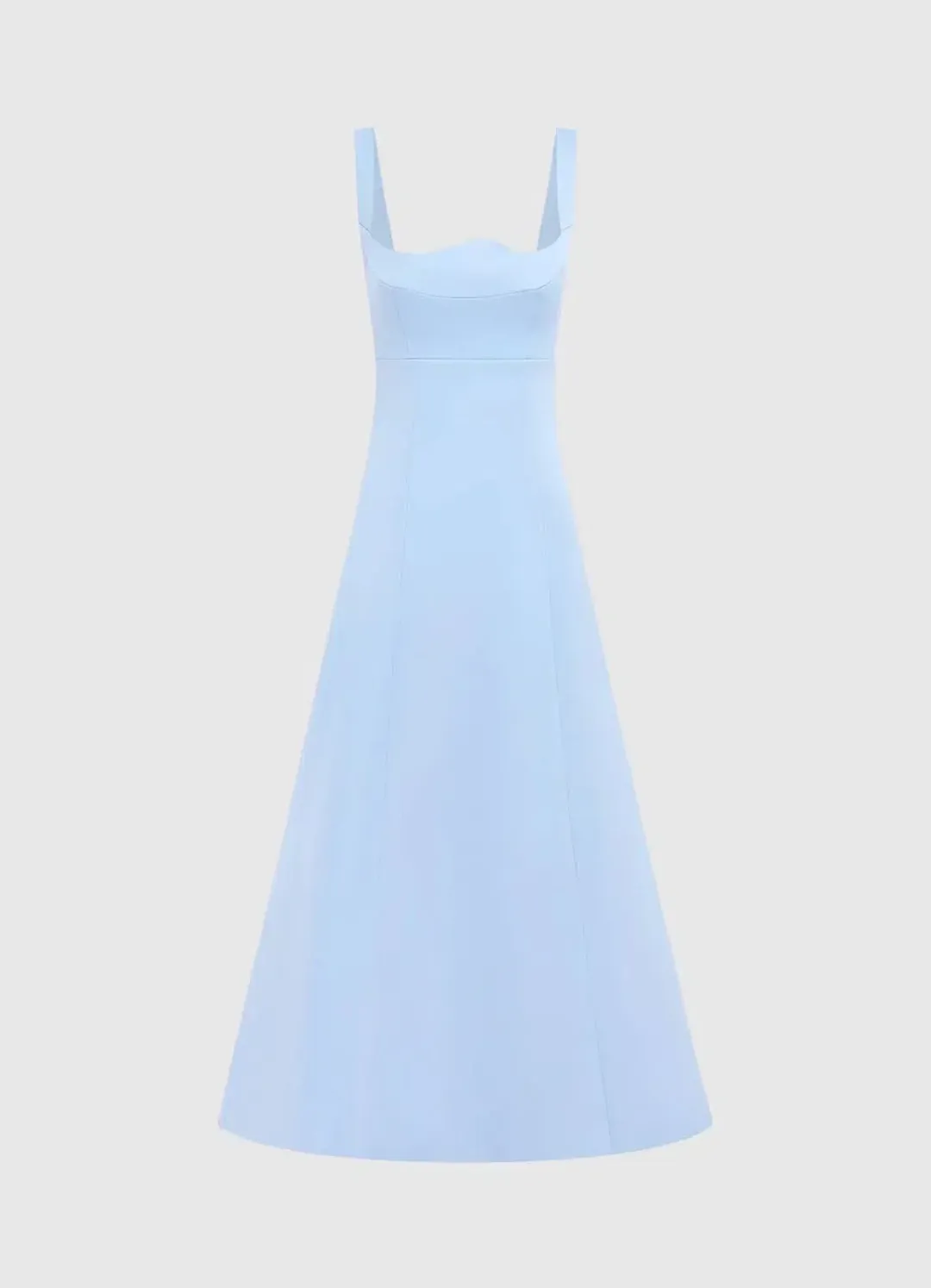Leo Lin Odette Midi Dress in Sky Blue  Size 6 for rent on The Volte - main image