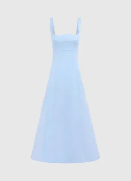 Leo Lin Odette Midi Dress in Sky Blue  Size 6 for rent on The Volte - image 5