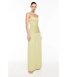 Manning Cartell Double Time Pleat Dress Pistachio Size AU 8 for rent on The Volte - image 4