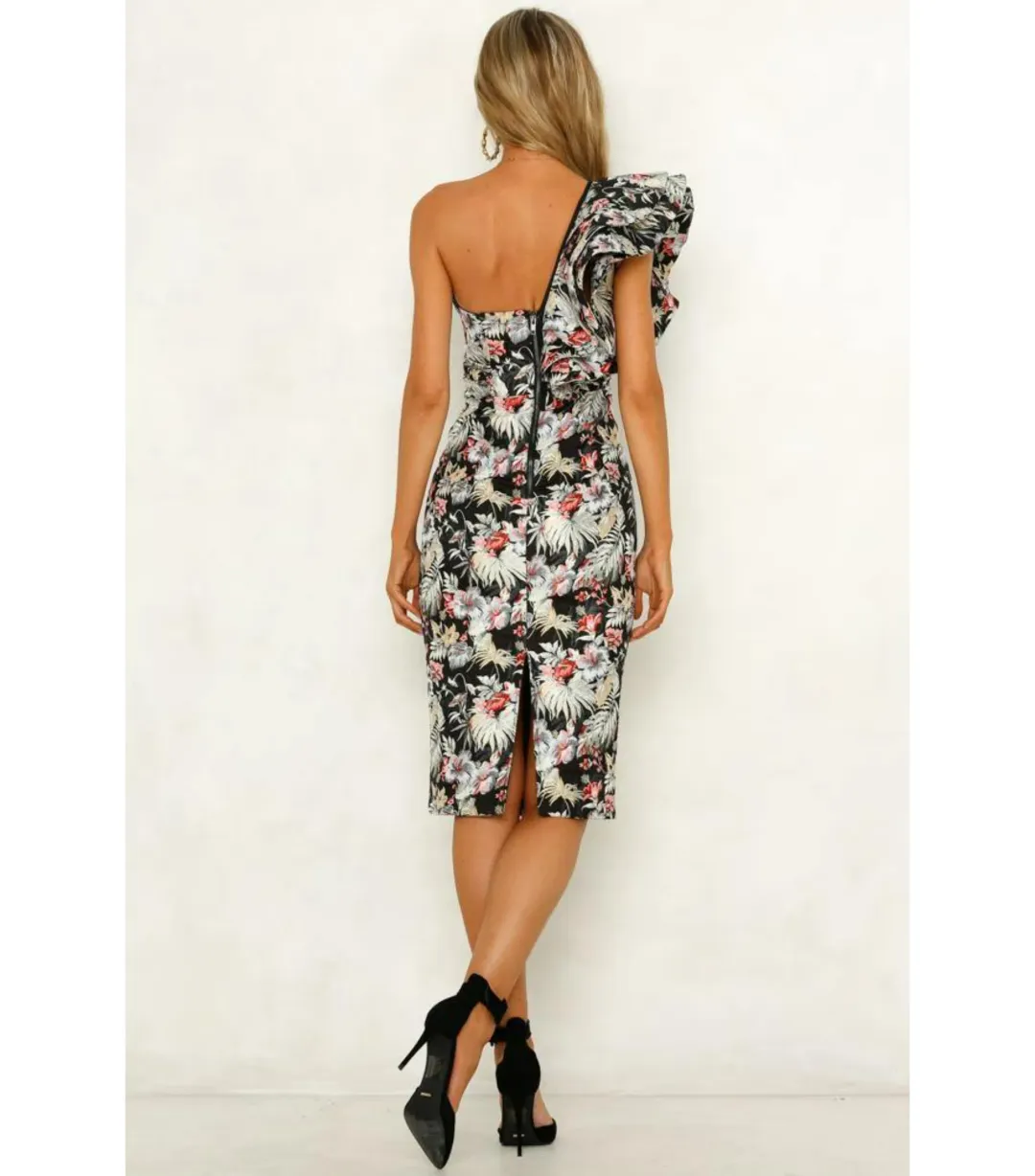 Mossman The Secret Garden Midi Dress Floral Size AU 6  for rent on The Volte - main image